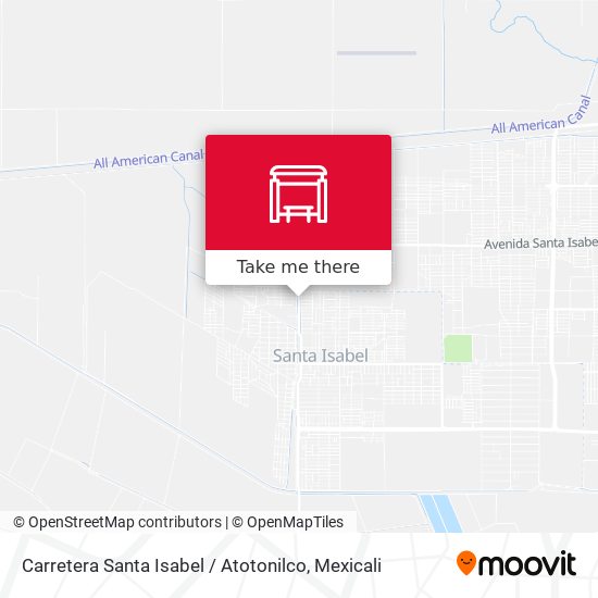 Mapa de Carretera Santa Isabel / Atotonilco