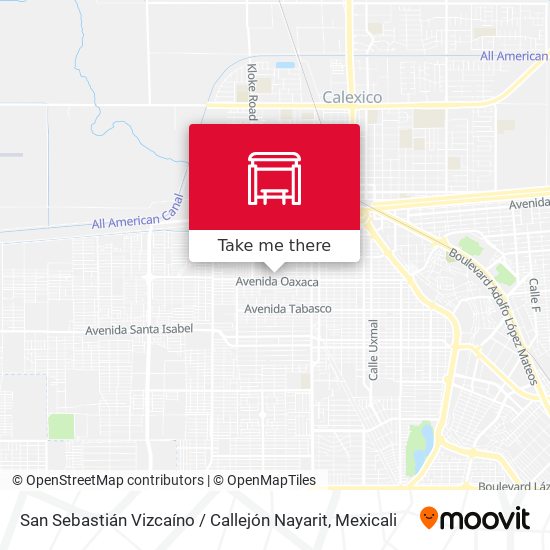Mapa de San Sebastián Vizcaíno / Callejón Nayarit