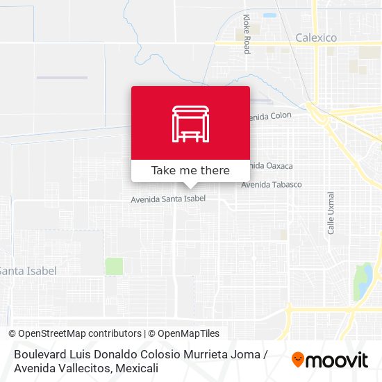 Mapa de Boulevard Luis Donaldo Colosio Murrieta Joma / Avenida Vallecitos