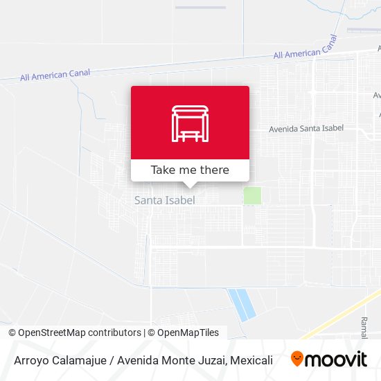 Arroyo Calamajue / Avenida Monte Juzai map