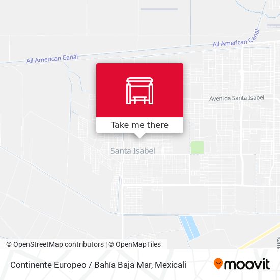 Mapa de Continente Europeo / Bahía Baja Mar