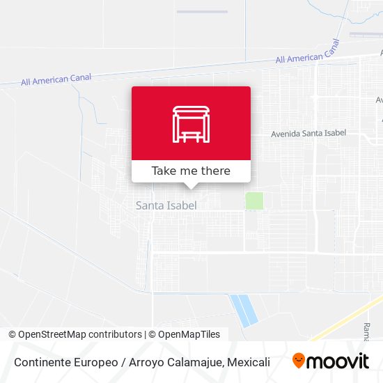 Continente Europeo / Arroyo Calamajue map