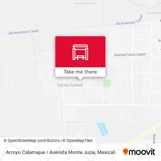 Arroyo Calamajue / Avenida Monte Juzai map