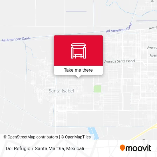 Mapa de Del Refugio / Santa Martha