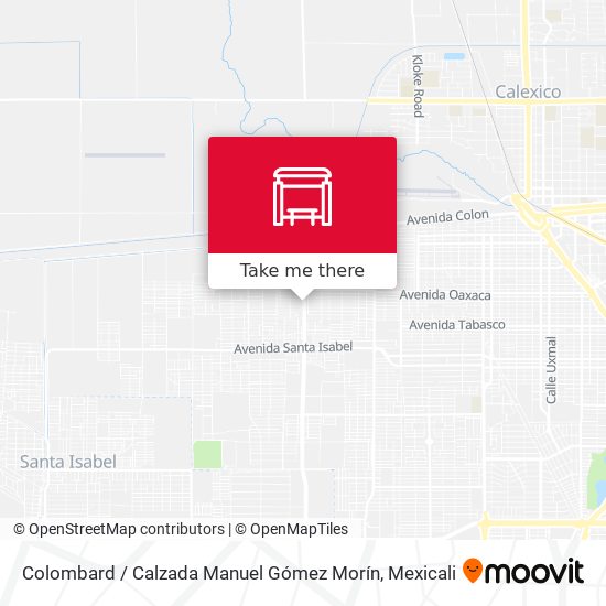 Colombard / Calzada Manuel Gómez Morín map