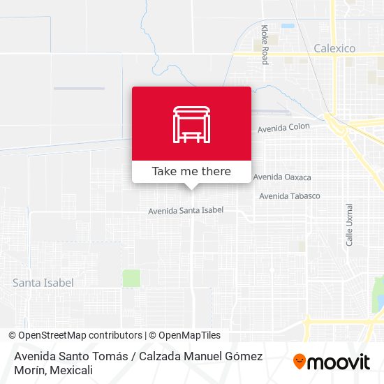 Avenida Santo Tomás / Calzada Manuel Gómez Morín map