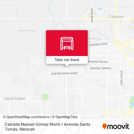 Mapa de Calzada Manuel Gómez Morín / Avenida Santo Tomás