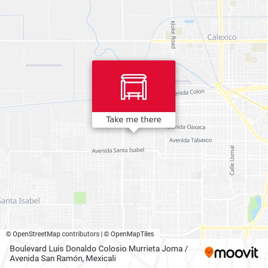 Mapa de Boulevard Luis Donaldo Colosio Murrieta Joma / Avenida San Ramón