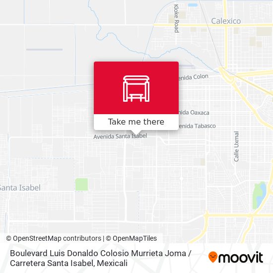 Mapa de Boulevard Luis Donaldo Colosio Murrieta Joma / Carretera Santa Isabel
