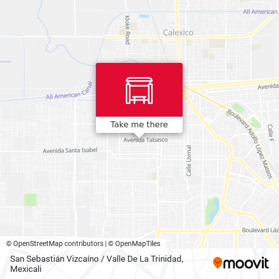 Mapa de San Sebastián Vizcaíno / Valle De La Trinidad