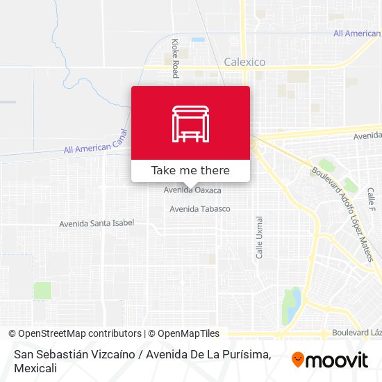 San Sebastián Vizcaíno / Avenida De La Purísima map