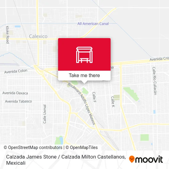 Mapa de Calzada James Stone / Calzada Milton Castellanos