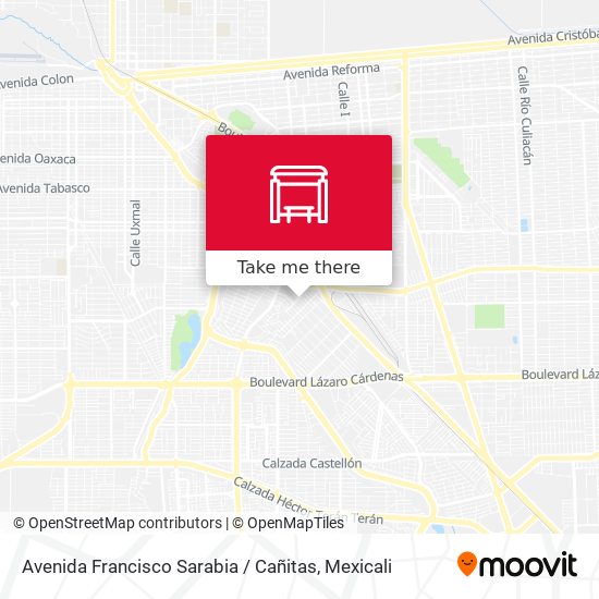 Mapa de Avenida Francisco Sarabia / Cañitas