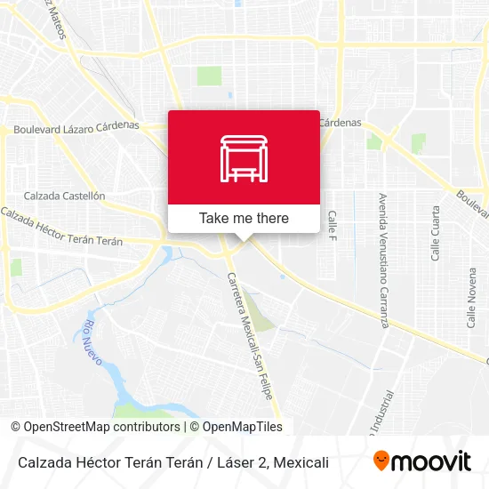Mapa de Calzada Héctor Terán Terán / Láser 2