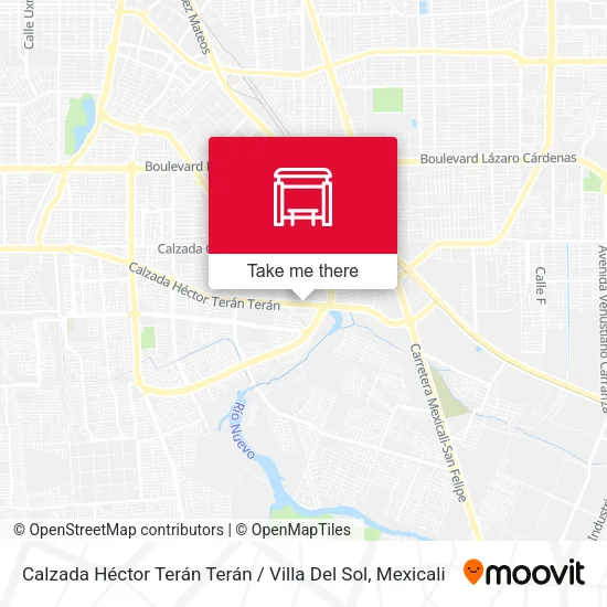 Mapa de Calzada Héctor Terán Terán / Villa Del Sol