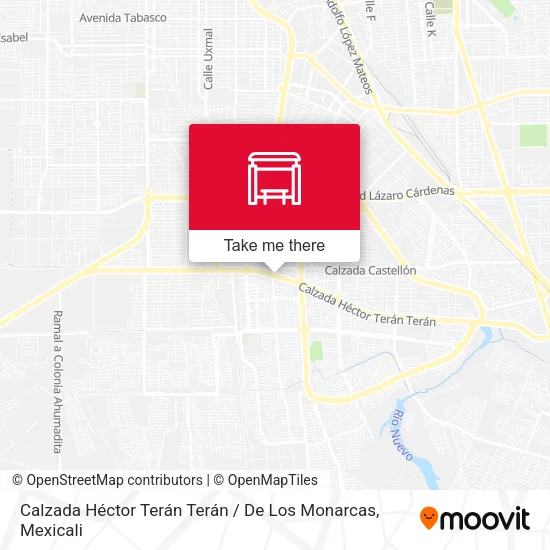 Mapa de Calzada Héctor Terán Terán / De Los Monarcas