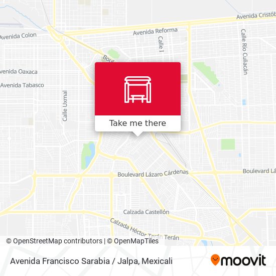 Avenida Francisco Sarabia / Jalpa map