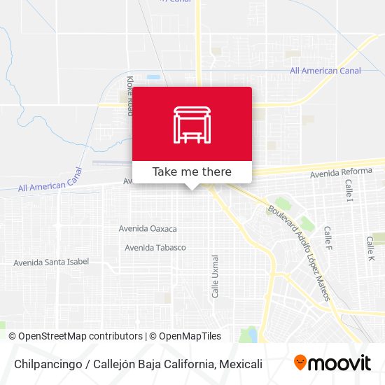 Mapa de Chilpancingo / Callejón Baja California