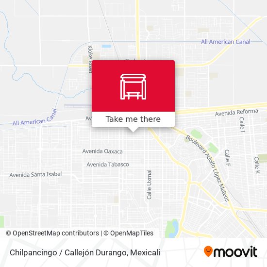 Mapa de Chilpancingo / Callejón Durango