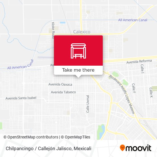 Mapa de Chilpancingo / Callejón Jalisco