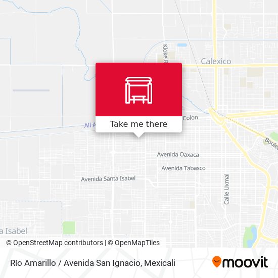 Río Amarillo / Avenida San Ignacio map