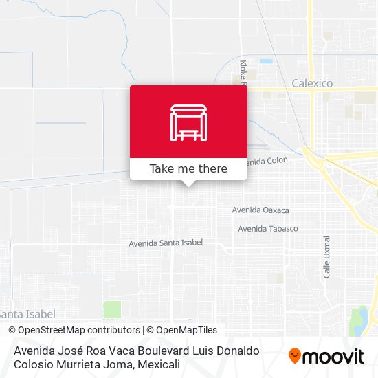 Avenida José Roa Vaca Boulevard Luis Donaldo Colosio Murrieta Joma map