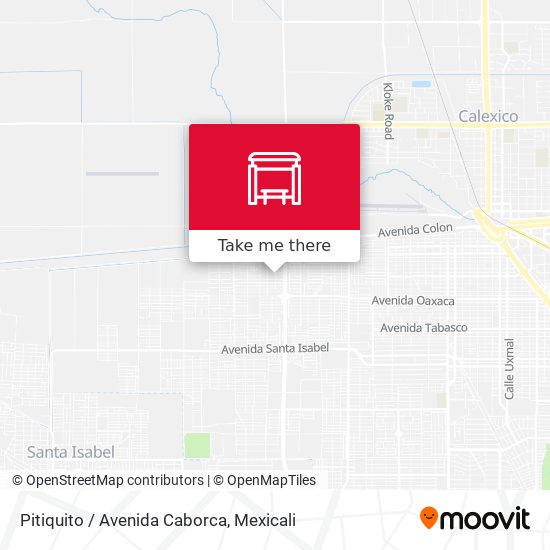 Mapa de Pitiquito / Avenida Caborca