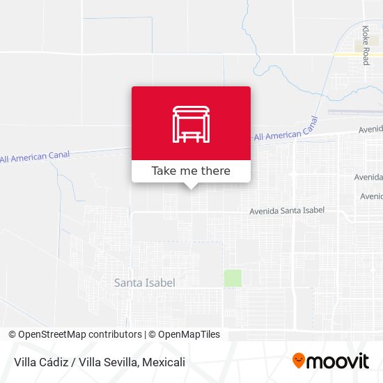 Villa Cádiz / Villa Sevilla map