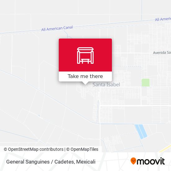 General Sanguines / Cadetes map