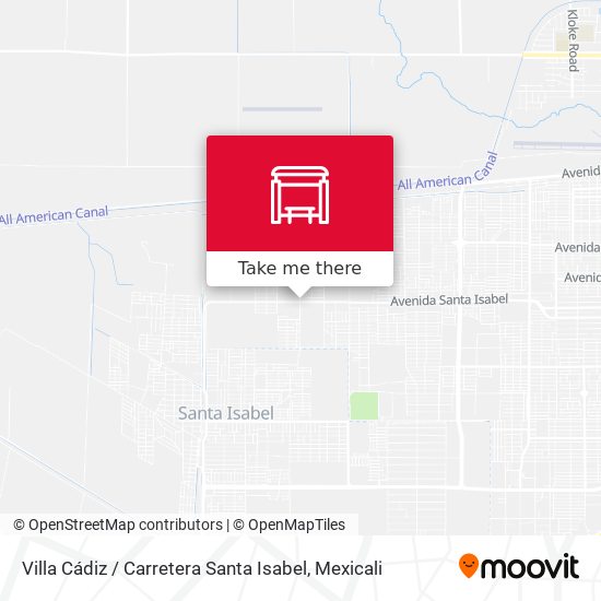Villa Cádiz / Carretera Santa Isabel map