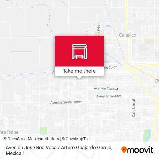 Mapa de Avenida José Roa Vaca / Arturo Guajardo García
