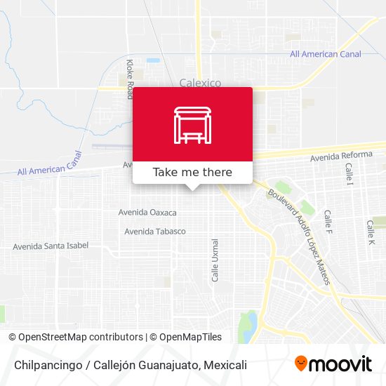 Chilpancingo / Callejón Guanajuato map