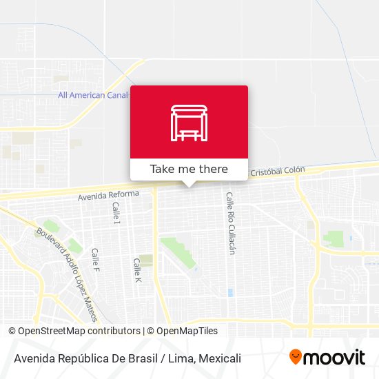 Avenida República De Brasil / Lima map