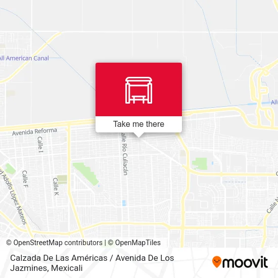 Mapa de Calzada De Las Américas / Avenida De Los Jazmines