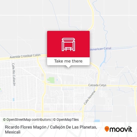 Ricardo Flores Magón / Callejón De Las Planetas map