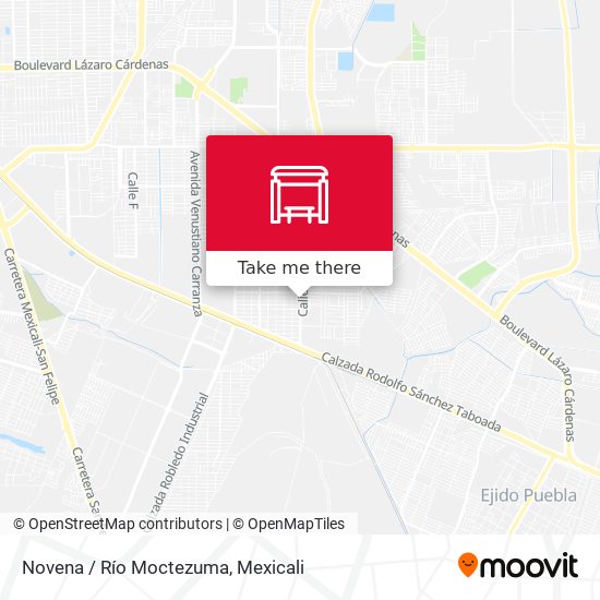 Mapa de Novena / Río Moctezuma