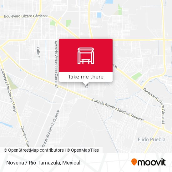 Mapa de Novena / Río Tamazula