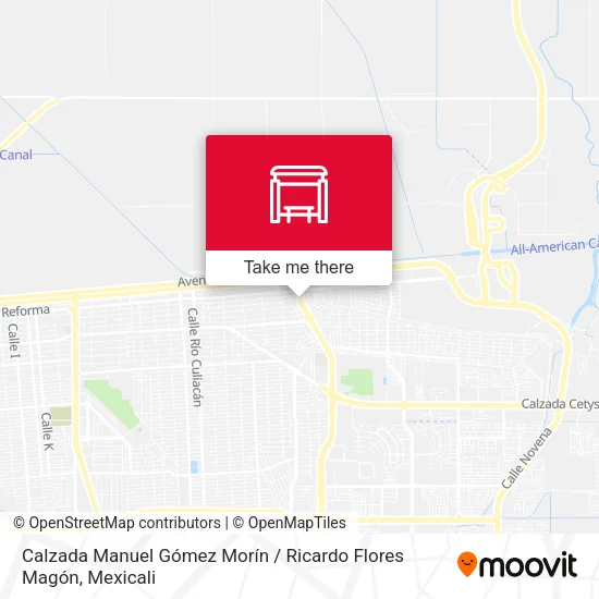 Mapa de Calzada Manuel Gómez Morín / Ricardo Flores Magón