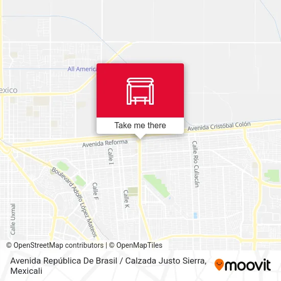 Mapa de Avenida República De Brasil / Calzada Justo Sierra
