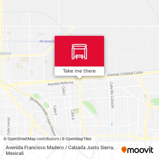 Avenida Francisco Madero / Calzada Justo Sierra map