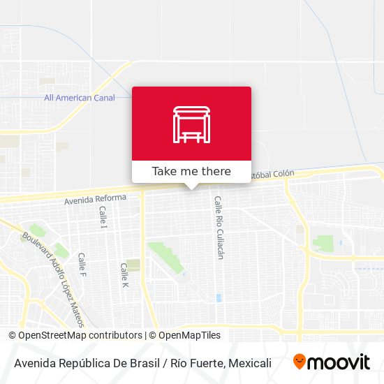 Mapa de Avenida República De Brasil / Río Fuerte