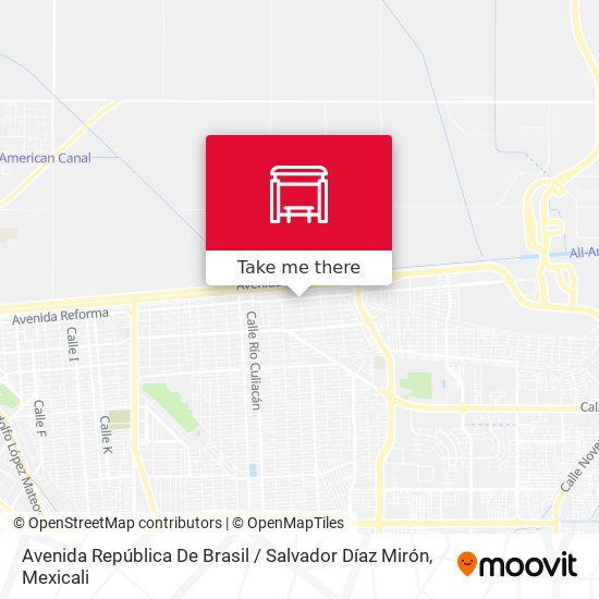 Mapa de Avenida República De Brasil / Salvador Díaz Mirón