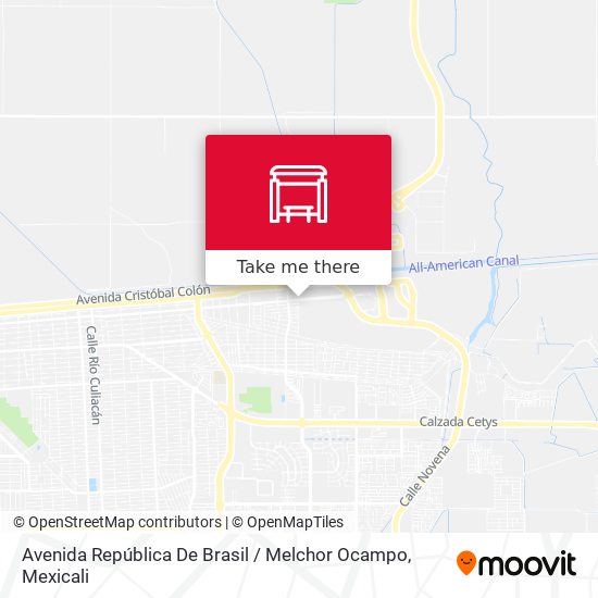 Avenida República De Brasil / Melchor Ocampo map