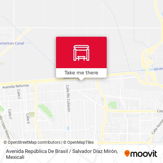 Avenida República De Brasil / Salvador Díaz Mirón map