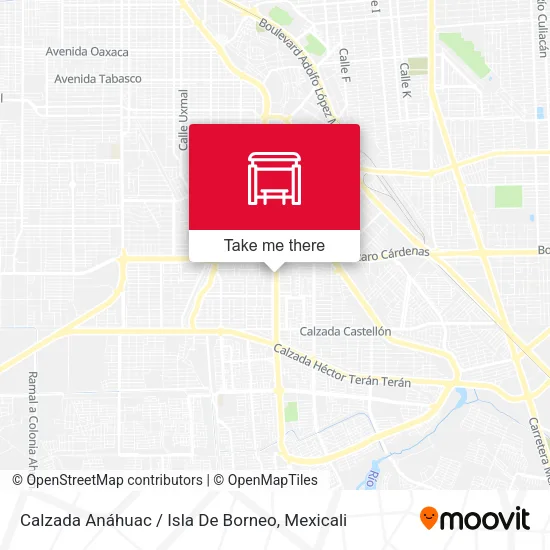 Mapa de Calzada Anáhuac / Isla De Borneo