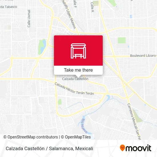 Mapa de Calzada Castellón / Salamanca