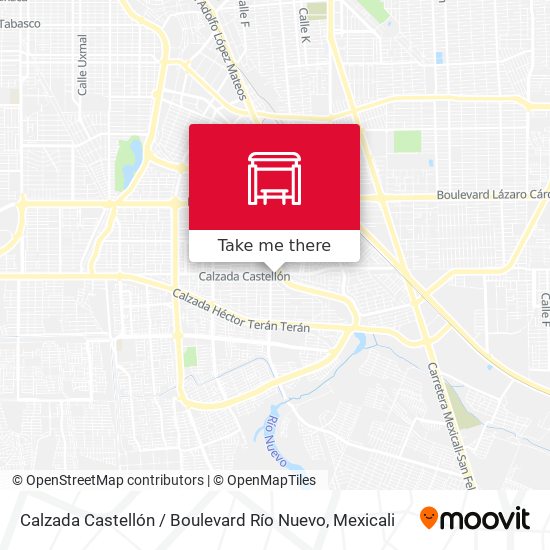 Calzada Castellón / Boulevard Río Nuevo map
