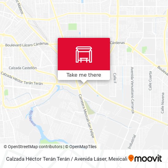 Calzada Héctor Terán Terán / Avenida Láser map