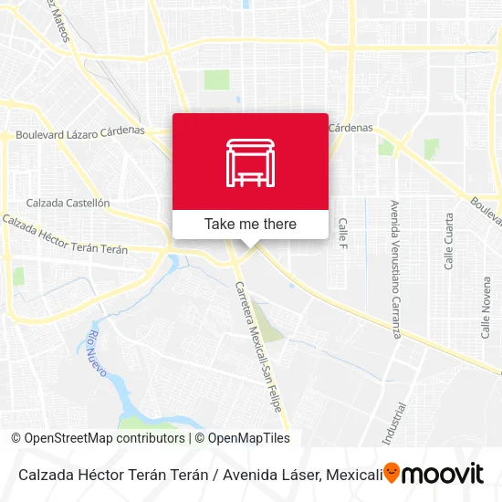 Mapa de Calzada Héctor Terán Terán / Avenida Láser
