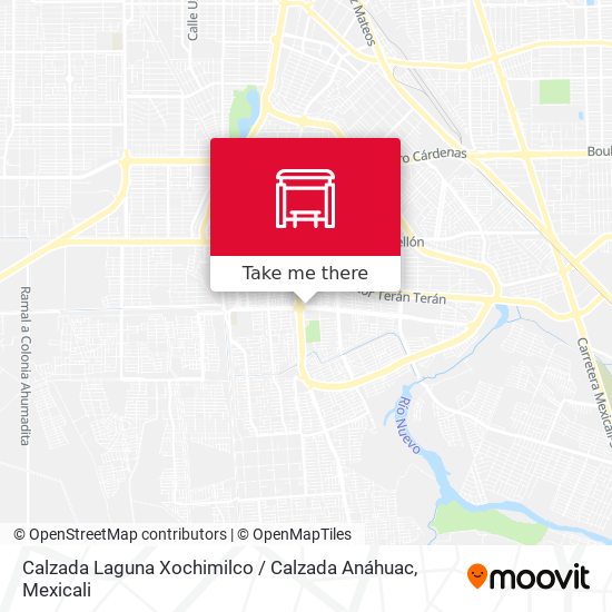 Calzada Laguna Xochimilco / Calzada Anáhuac map